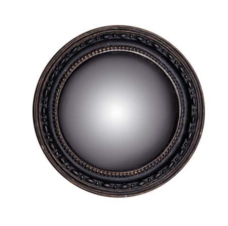 Miroir de Sorcière Convexe 12,8 cm Noir