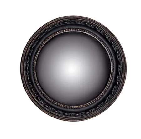 Miroir de Sorcière Convexe 12,8 cm Noir