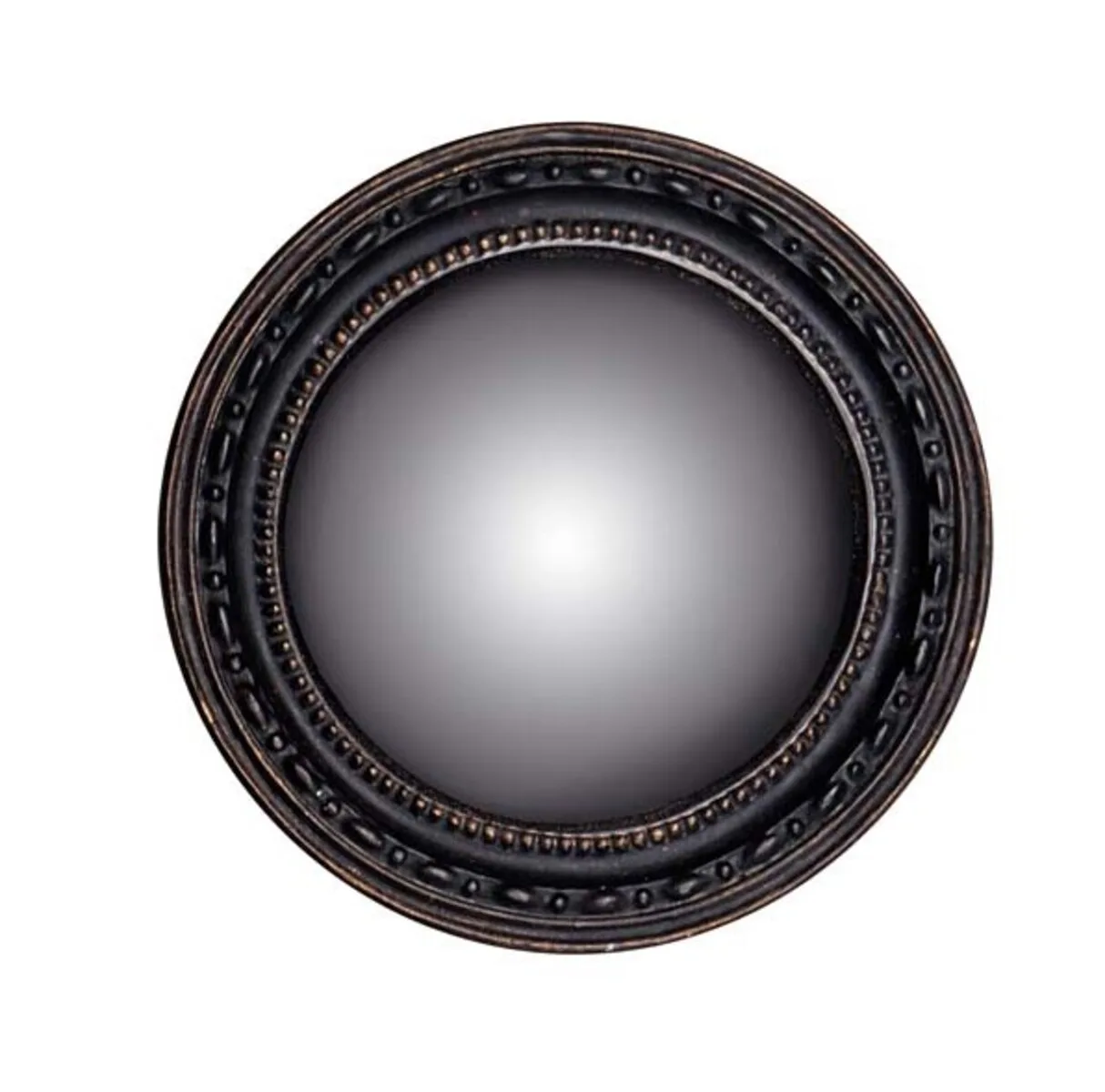 Miroir de Sorcière Convexe 12,8 cm Noir