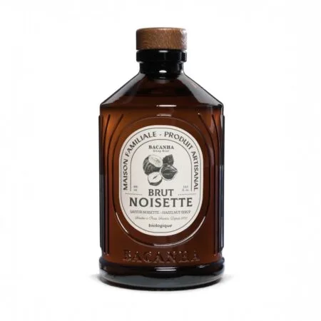 Sirop Noisette Bacanha – bouteille 400 ml