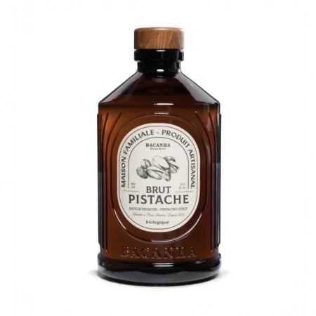 Sirop Pistache Bacanha – Bouteille 400 ml bio