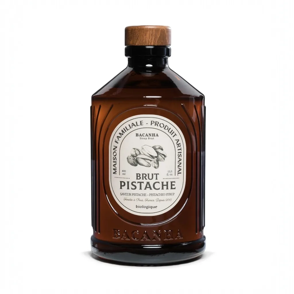 Sirop Pistache Bacanha – Bouteille 400 ml bio