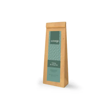 Sachet de 100g d'infusion naturelle Calme & Volup'thé aux plantes relaxantes mélisse, bruyère, menthe et camomille