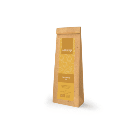 Sachet d'infusion artisanale Orange Verveine Fruits Rouges - Happy Day 100g