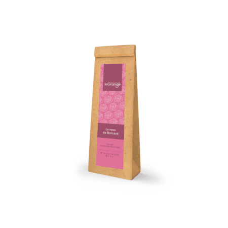 Thé vert fraise rose La Rose de Ronsard 100g