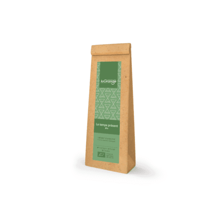 Sachet de 100 g de thé vert à la menthe « Le Temps Présent » de la Maison Lagrange