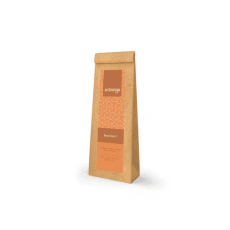 Sachet d’infusion fruitée banane fraise hibiscus « TROP BON ! » 100 g Maison Lagrange