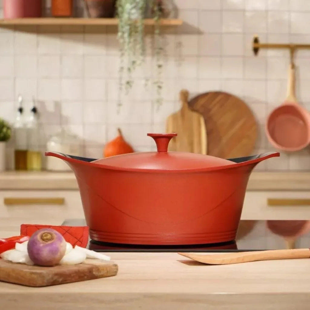 Cocotte Cookut Rouge Passion – Fonte légère, saine & design – 4 tailles – Image 2