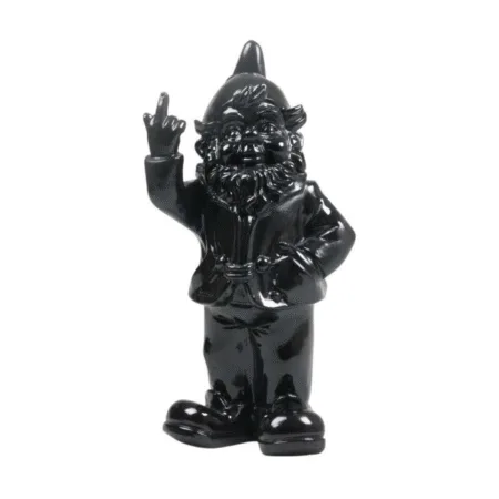 Nain Fuck Noir – Statue humoristique en résine
