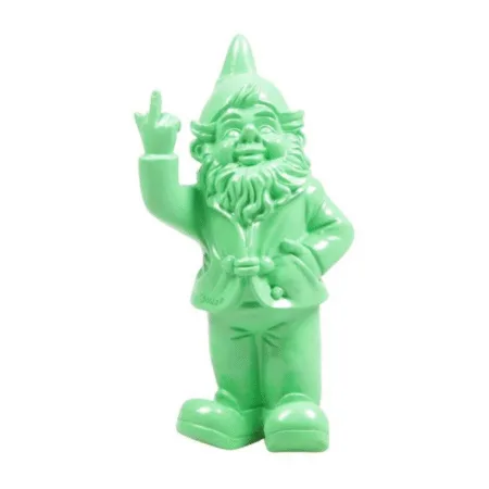 Nain Fuck Vert – Statue humoristique en résine