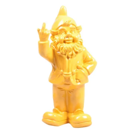 Nain Fuck Jaune – Statue humoristique en résine