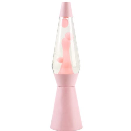 Lampe à Lave Spaceship Rose Pastel