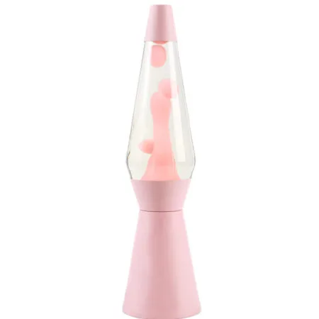 Lampe à Lave Spaceship Rose Pastel