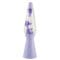 Lampe à lave violet pastel en mouvement