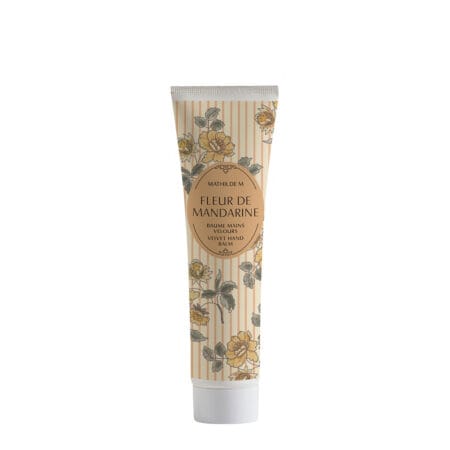 Baume pour les mains Mathilde M en tube 30ml, parfum Fleur de Mandarine, élégant et raffiné