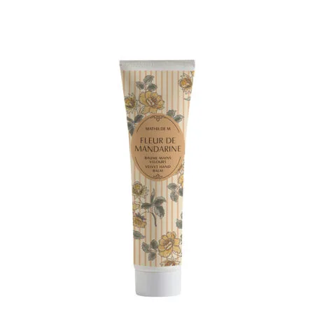 Baume pour les mains Mathilde M en tube 30ml, parfum Fleur de Mandarine, élégant et raffiné