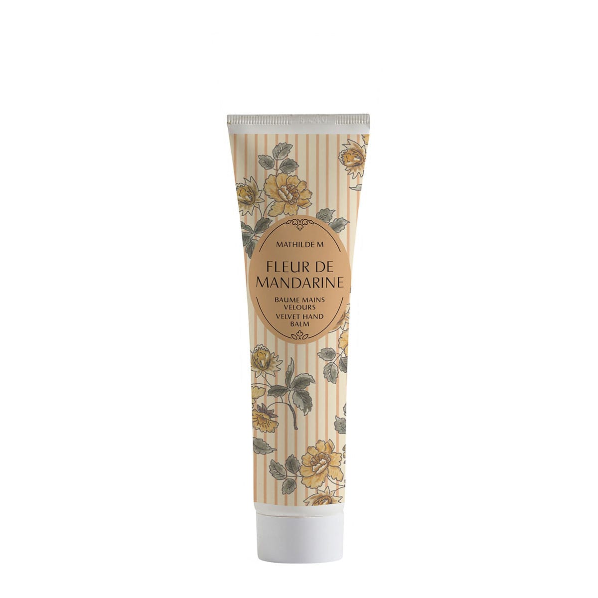 Baume pour les mains Mathilde M en tube 30ml, parfum Fleur de Mandarine, élégant et raffiné