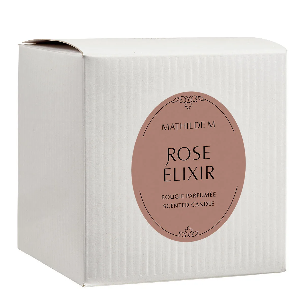 Grande bougie parfumée 400g Rose Élixir