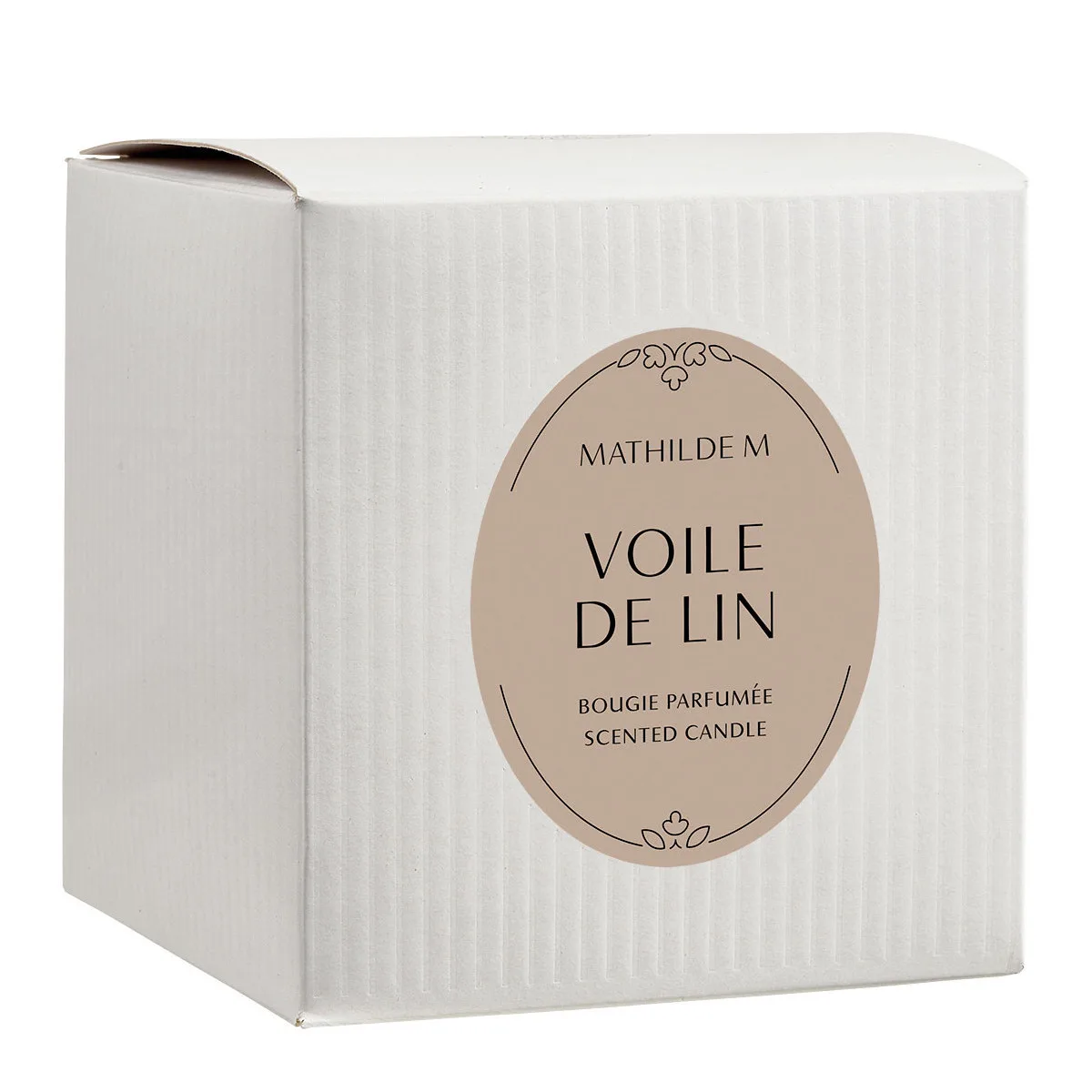 Grande bougie parfumée Voile de Lin 400g