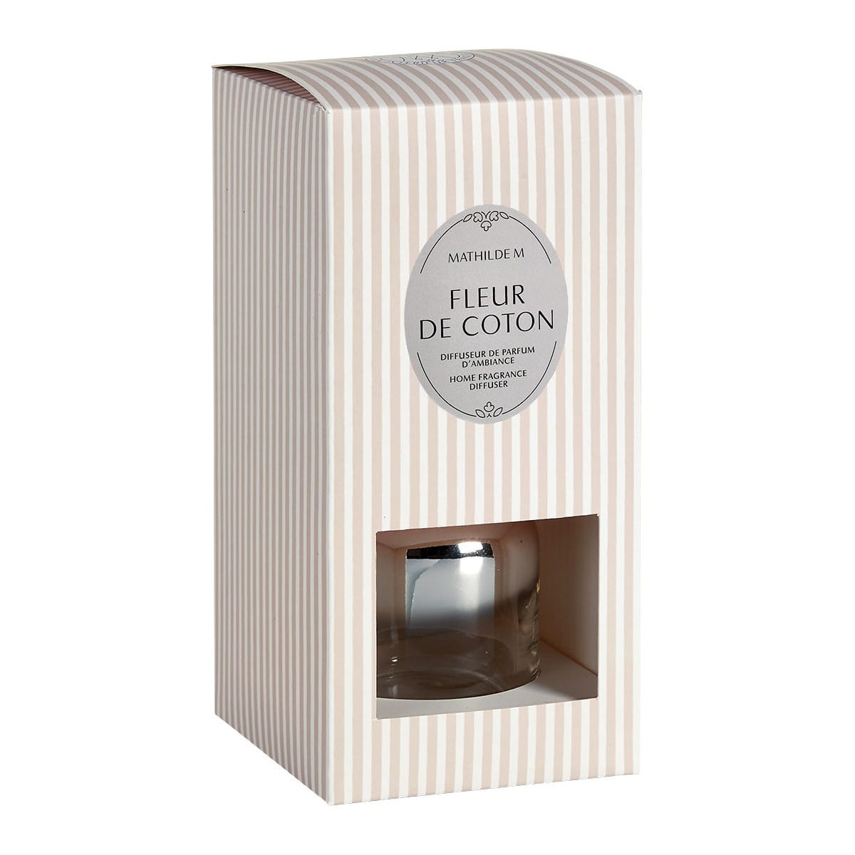 Diffuseur "Valse" avec plâtre fleur parfumé, design épuré