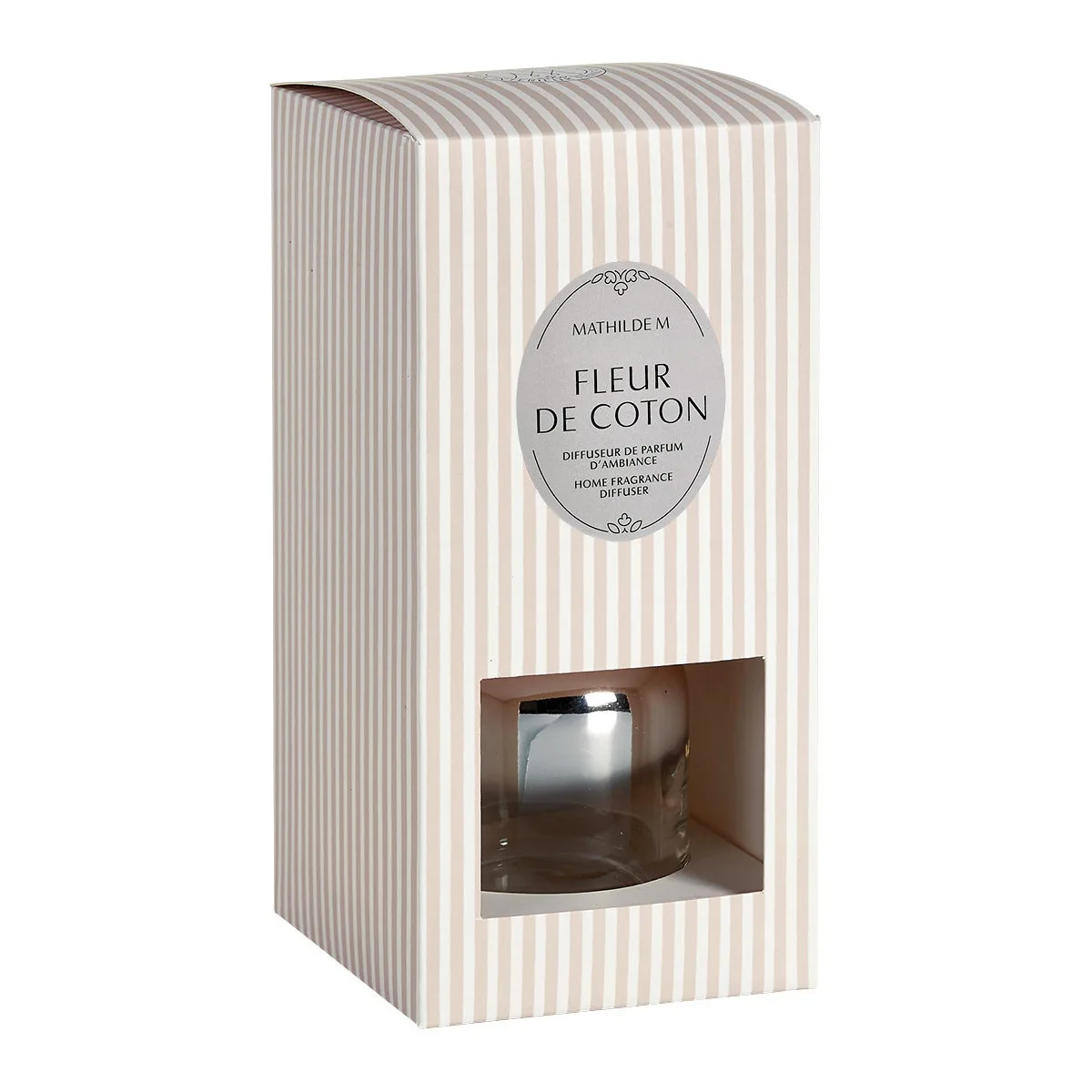 Diffuseur "Valse" avec plâtre fleur parfumé, design épuré
