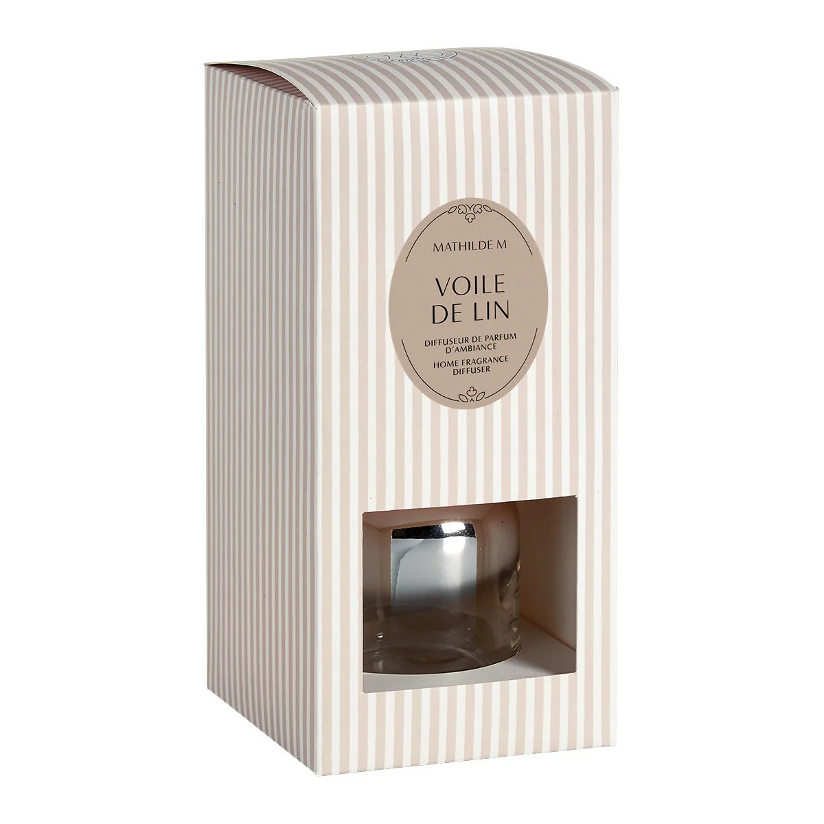 Diffuseur "Valse" 200ml parfum Voile de Lin, diffusion par capillarité