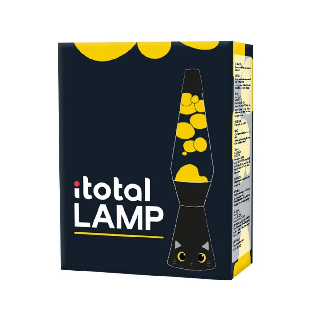Lampe à lave décorative noire