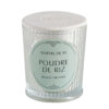 Bougie 145g avec parfum poudré Poudre de Riz
