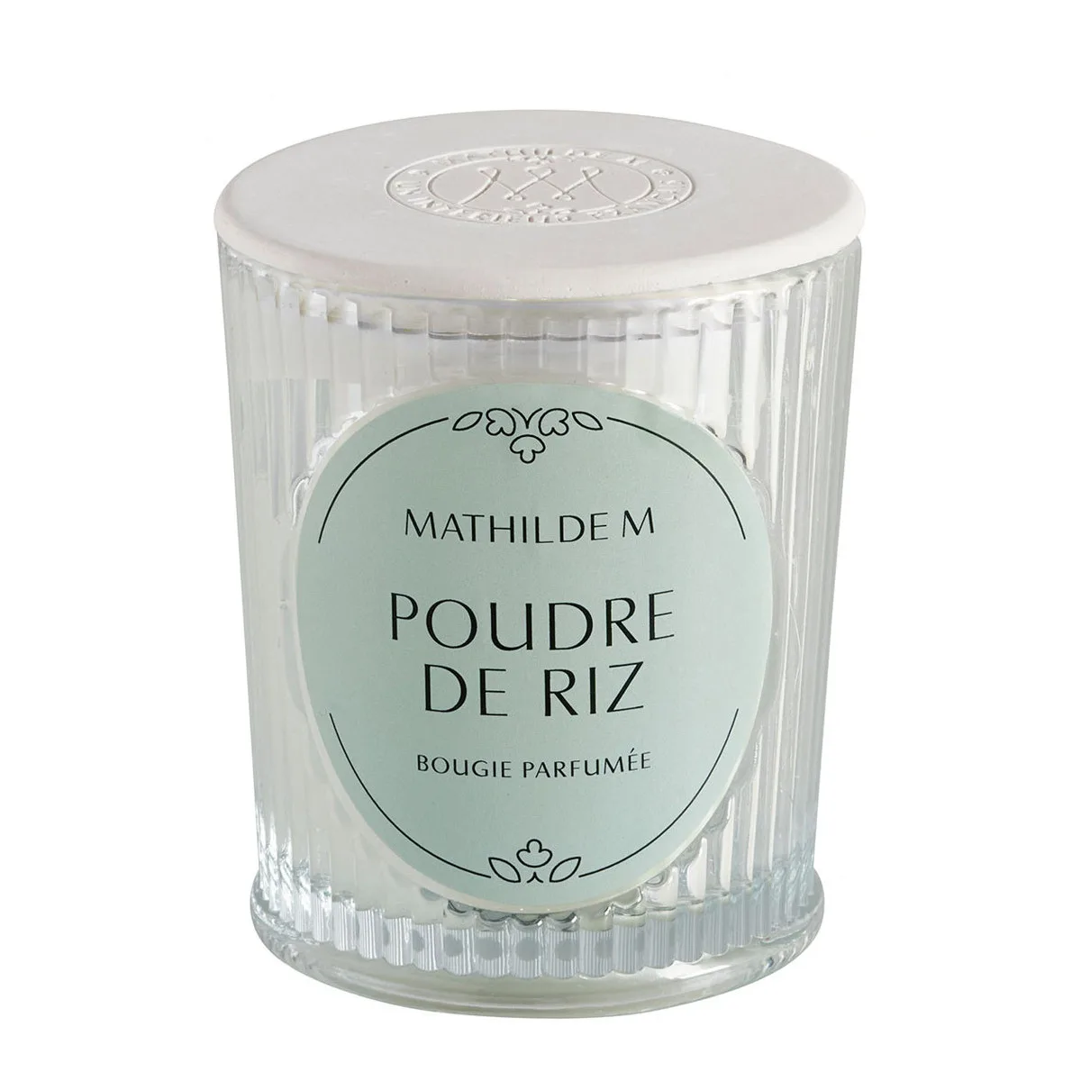 Bougie 145g avec parfum poudré Poudre de Riz