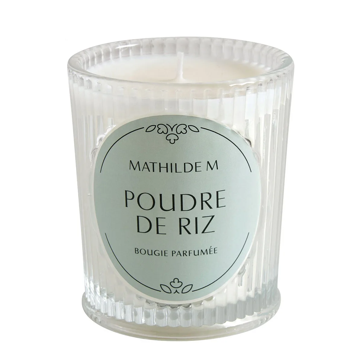 Bougie parfum Poudre de Riz 145g dans un contenant élégant
