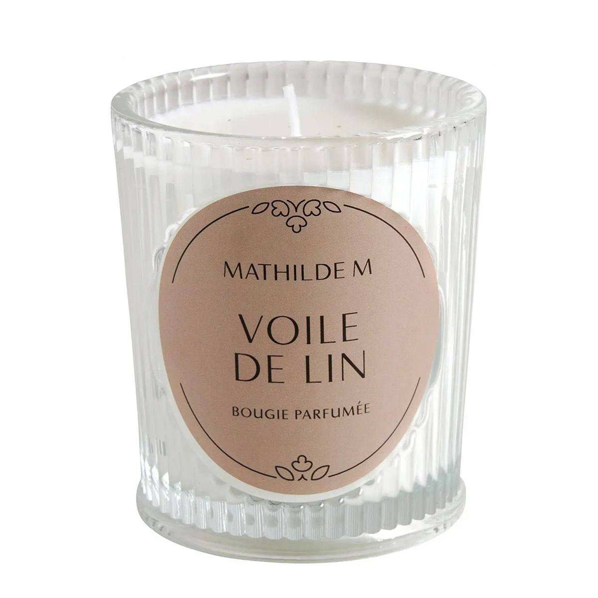 Bougie 145g avec parfum frais Voile de Lin
