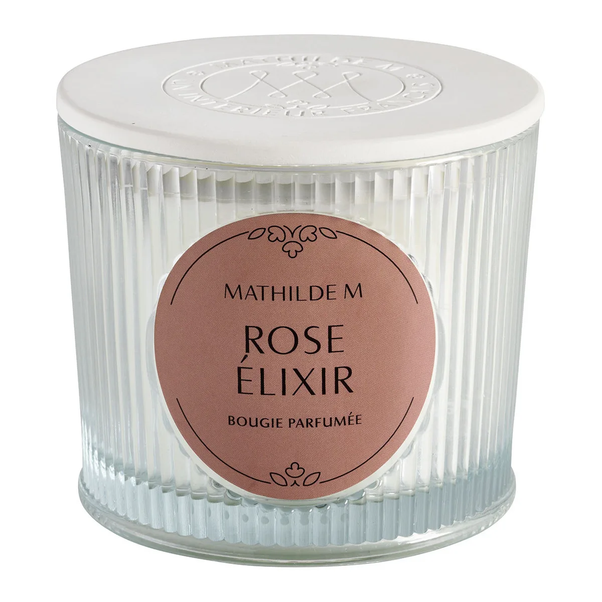Bougie parfumée 400g Rose Élixir