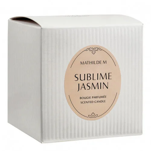 Bougie parfumée 400g aux notes florales de jasmin