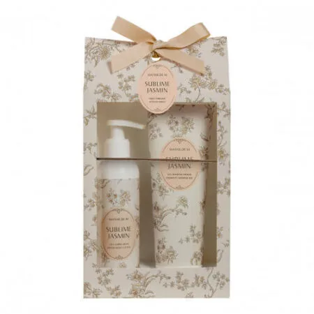 Coffret gel douche + lait corps parfum Sublime Jasmin