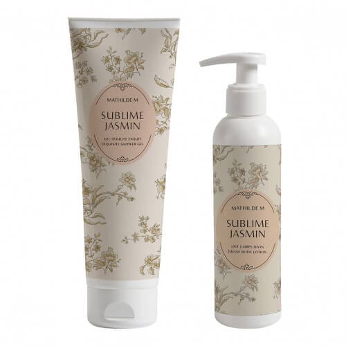 Coffret soin corps Sublime Jasmin avec gel douche et lait hydratant
