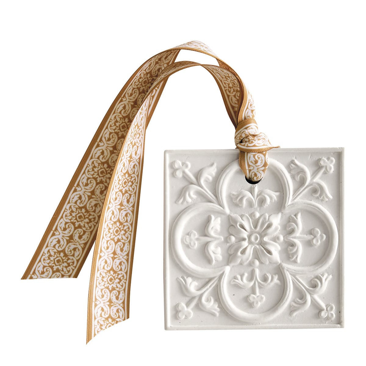 Plâtre parfumé en forme de mosaïque Mathilde M – senteur Fleur de Mandarine, une œuvre d'art olfactive et décorative qui enivre votre espace de fraîcheur fruitée et élégante