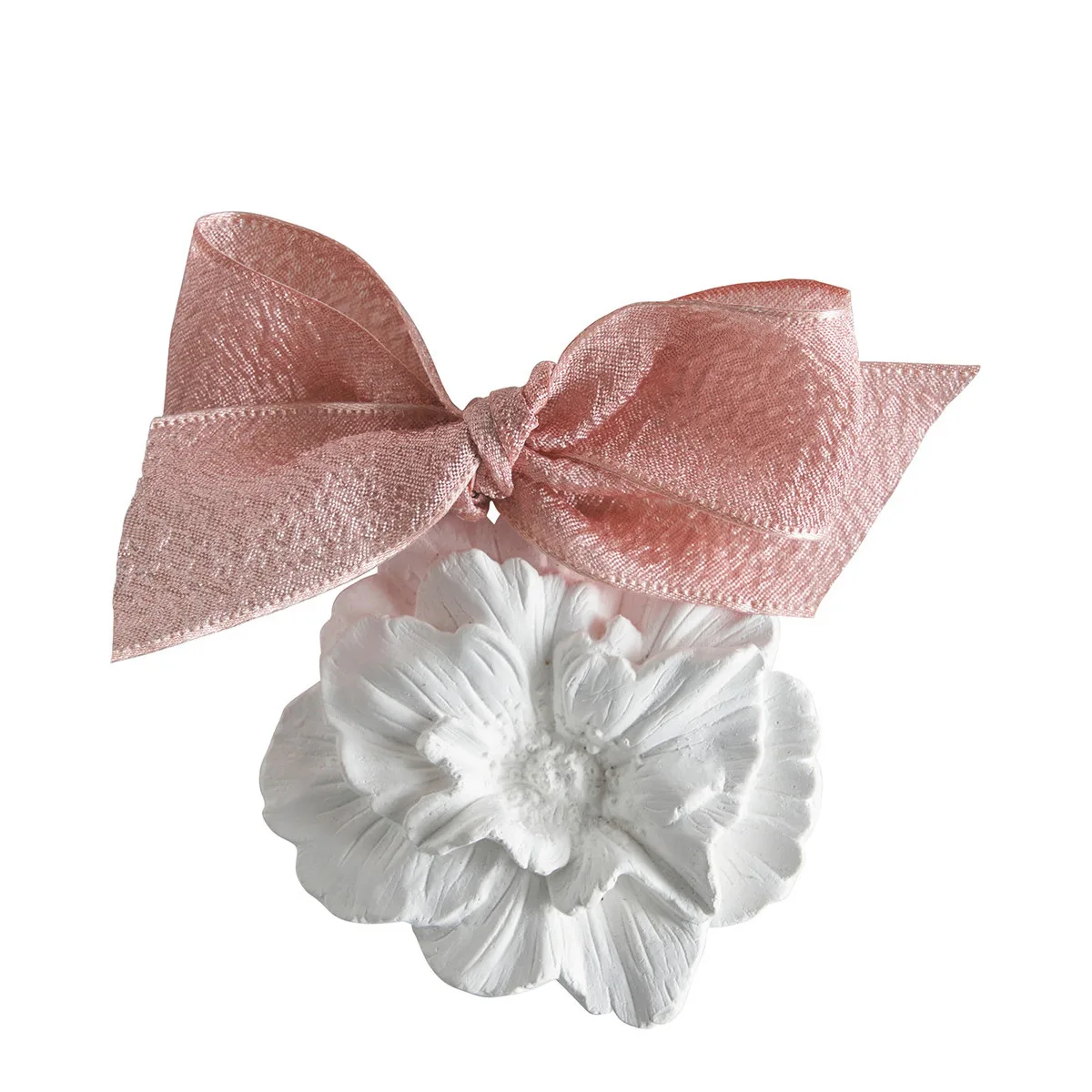 Plâtre parfumé en forme de fleur de pavot Mathilde M – senteur Marquise, objet raffiné diffusant une fragrance intense et sensuelle dans un style romantique