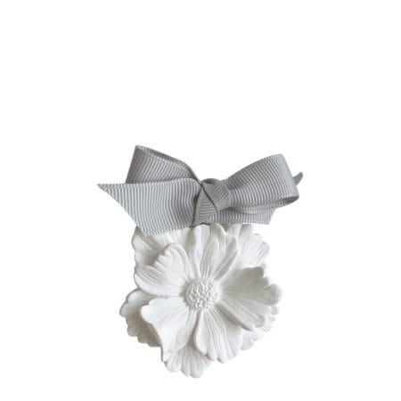 Plâtre parfumé en forme de fleur Mathilde M – senteur Fleur de Coton, élégante décoration d’intérieur aux notes fraîches et cocooning