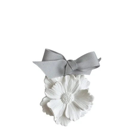 Plâtre parfumé en forme de fleur Mathilde M – senteur Fleur de Coton, élégante décoration d’intérieur aux notes fraîches et cocooning