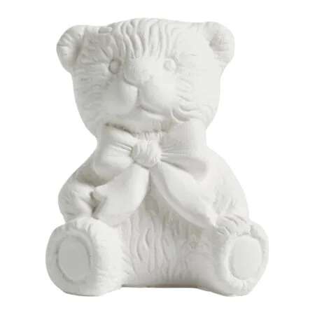 Plâtre parfumé en forme d'ours en peluche avec la senteur douce et câline de Nounours de Mathilde M. Un parfum réconfortant et tendre qui vous enveloppe comme un câlin.