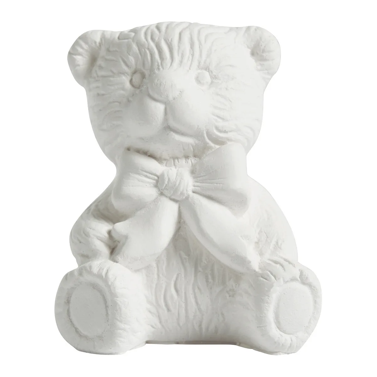 Plâtre parfumé en forme d'ours en peluche avec la senteur douce et câline de Nounours de Mathilde M. Un parfum réconfortant et tendre qui vous enveloppe comme un câlin.
