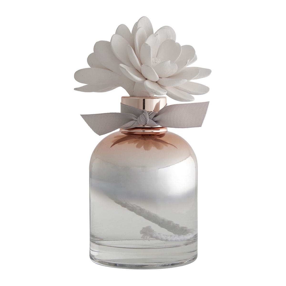 Diffuseur "Valse" avec plâtre fleur parfumé fonctionnant par capillarité