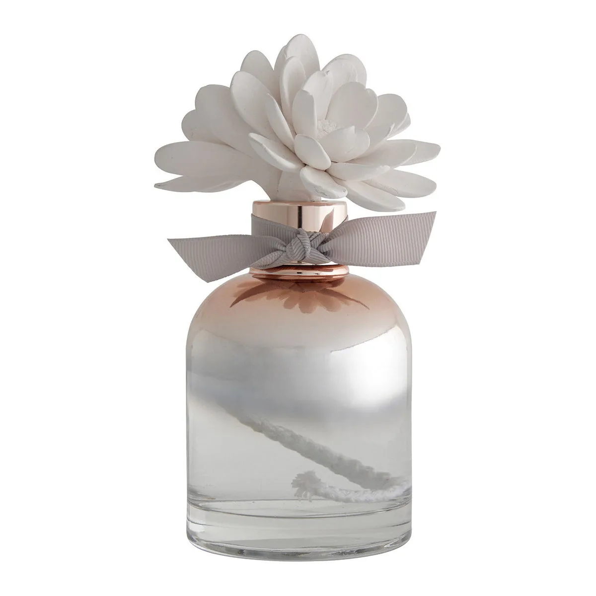 Diffuseur "Valse" avec plâtre fleur parfumé fonctionnant par capillarité