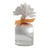 Diffuseur de parfum d’ambiance 200ml Mathilde M – Valse Fleur de Mandarine, flacon élégant avec tiges en rotin, ambiance raffinée
