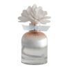 Diffuseur "Valse" avec plâtre fleur parfumé Poudre de Riz, diffusion par capillarité