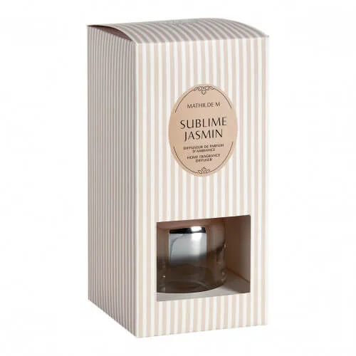 Diffuseur parfum Valse 200 ml avec plâtre fleur Sublime Jasmin