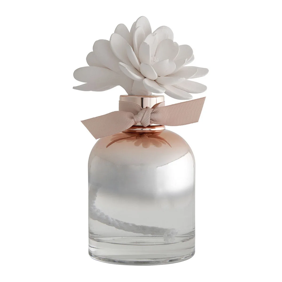 Diffuseur "Valse" 200ml avec plâtre fleur parfum Voile de Lin
