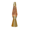 Lampe décorative à paillettes gold en mouvement