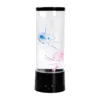 Lampe avec méduses nageant doucement