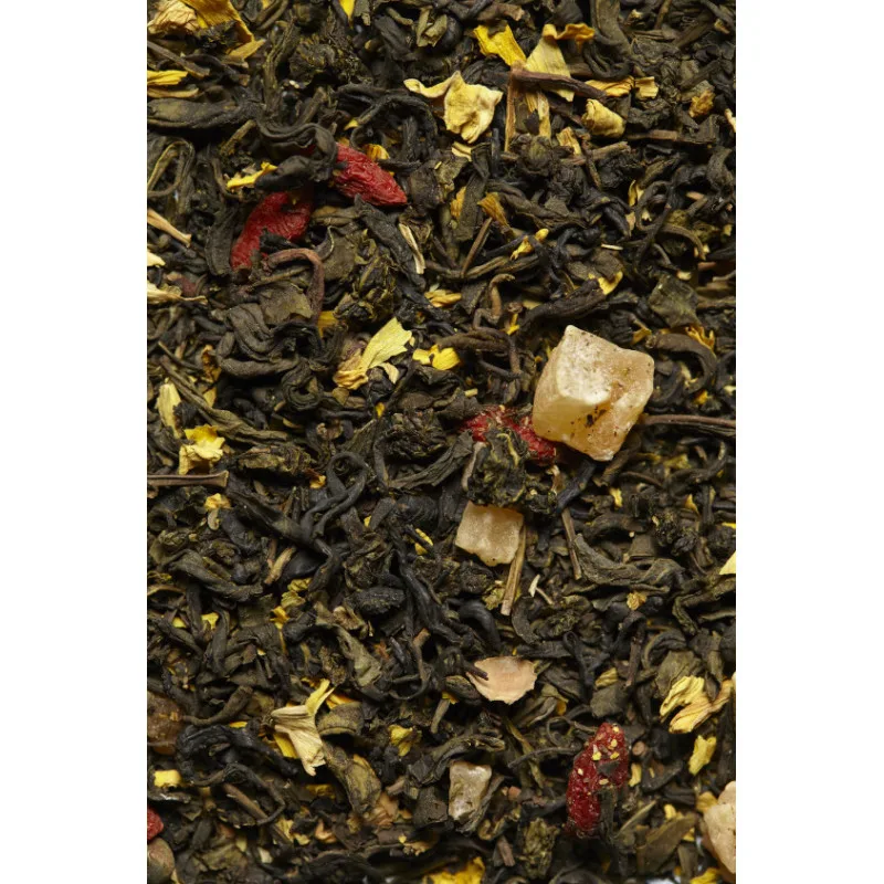 Thé Vert Melon Goji – « Méli Melon » – 100g – Image 2